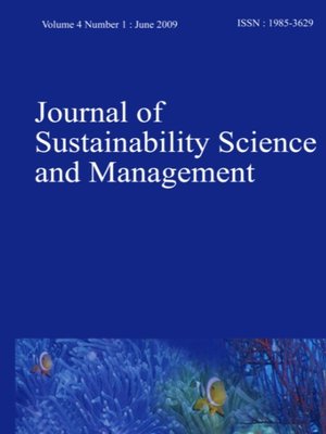 cover image of Journal of Sustainability Science and Management (JSSM), Volume 5, Number 2